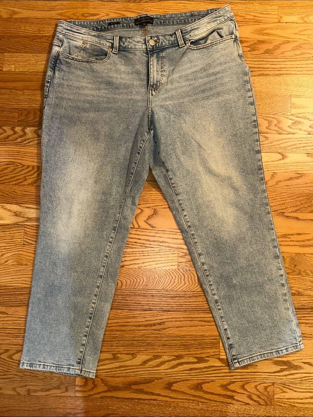 Talbots Light Wash Relaxed Boyfriend Women's Jeans